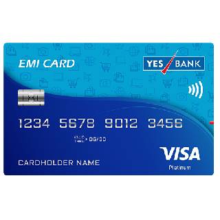 Apply Yes Bank EMI Credit Card & Get Rs.1300 GP Reward